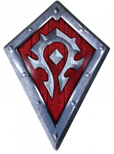 Plechová ceduľa World of Warcraft - Horde Shield 