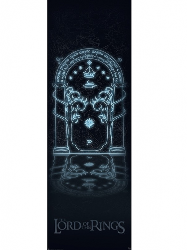 Plagát na dvere Lord of the Rings - Doors of Durin