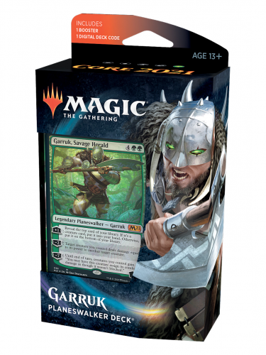 Kartová hra Magic: The Gathering Core 2021 - Garruk (Planeswalker Deck)
