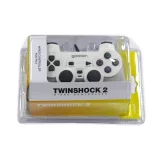 Drôtový gamepad TwinShock 2 pre PS2 (Gamer) (biely)