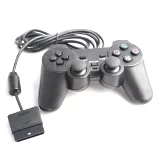 Drôtový gamepad TwinShock 2 pre PS2 (Gamer) (čierny)