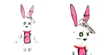 Kľúčenka Borderlands 3 - Tiny Tina Rabbit (plyšová)
