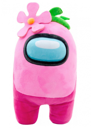 Plyšák Among Us - Pink Plush With Flower