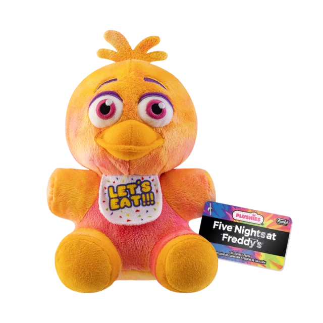 Plyšák Five Nights at Freddys - Chica Tie Dye (oranžový, Funko)