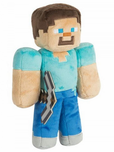 Plyšák Minecraft - Steve s krompáčom