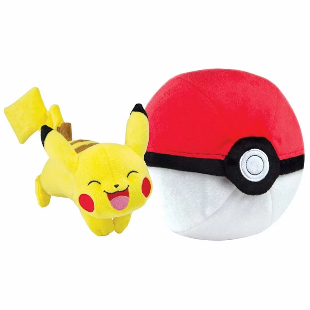 Plyšák Pokémon - Pikachu a Poké Ball