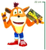 Plyšák Crash Bandicoot (22 cm) - Figúrka