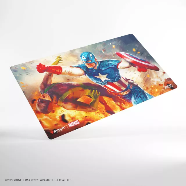 Herná podložka Gamegenic - Marvel Super Heroes - Captian America, Super-Soldier - MTG: Marvel Super Heroes