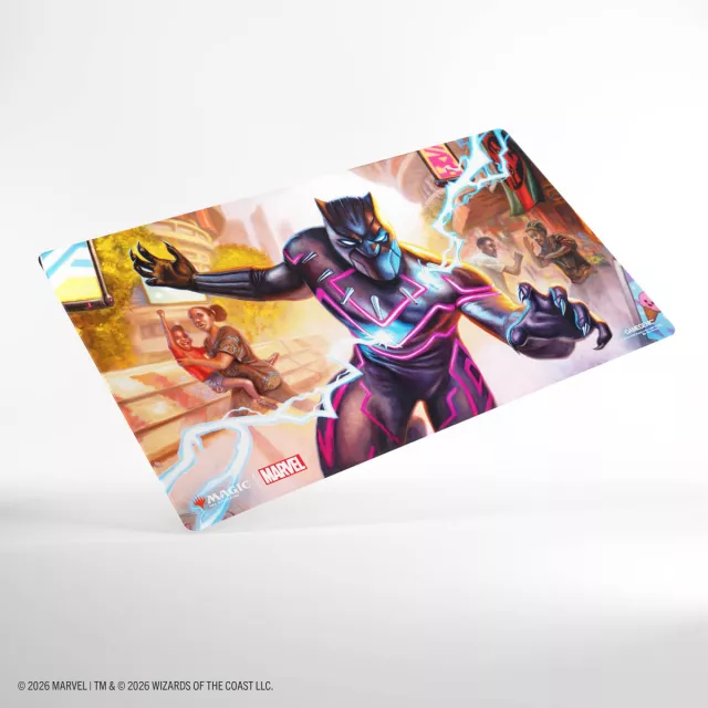 Herná podložka Gamegenic - Marvel Super Heroes - Striking Black Panter - MTG: Marvel Super Heroes