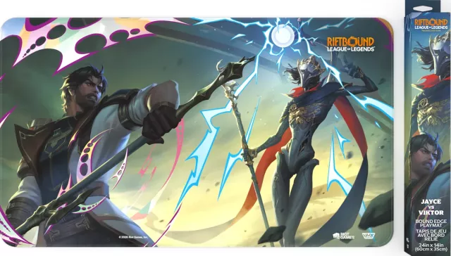 Herná podložka Riftbound TCG - Jayce vs Viktor - Riftbound TCG: Vendetta