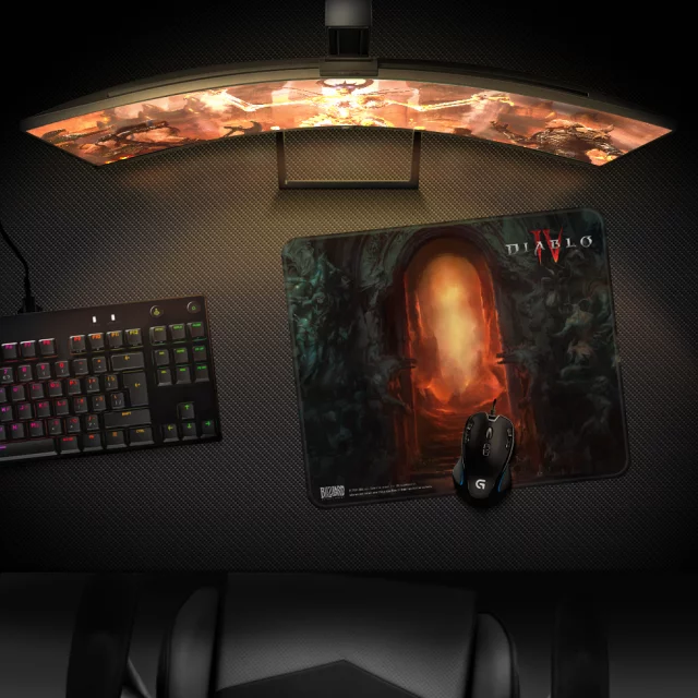 Podložka pod myš Diablo IV - Hellgate Limited Edition (veľkosť L)