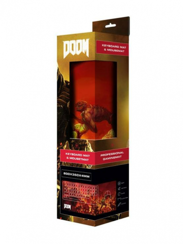 Veľká podložka pod myš Doom - Retro