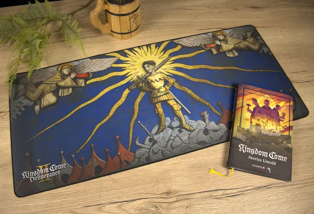 Podložka pod myš Kingdom Come: Deliverance II - Zázrak v táboře (89 × 40 cm) - Xzone Originals