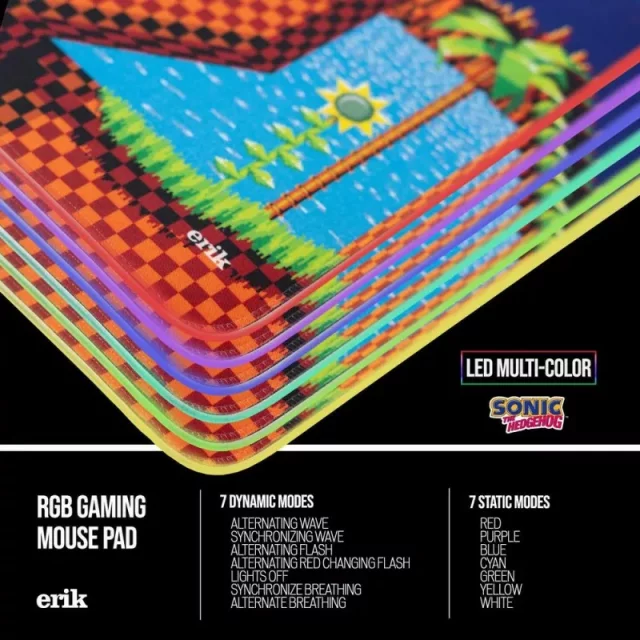 Podložka pod myš Sonic the Hedgehog - Game Screen (RGB podsvietenie)