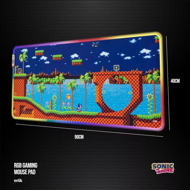 Podložka pod myš Sonic the Hedgehog - Game Screen (RGB podsvietenie)