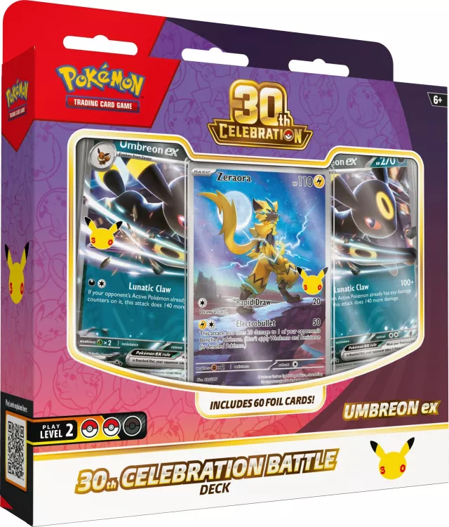 Gra karciana Pokémon TCG: 30th Celebration - Battle Deck: Umbreon ex - Zberateľská kartová hra TCG