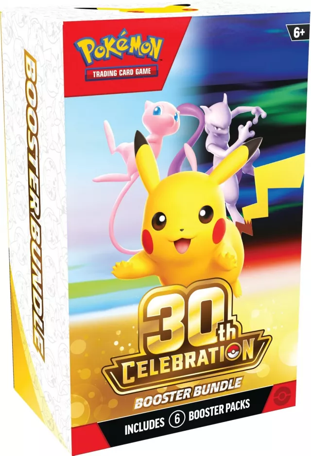 Kartová hra Pokémon TCG: 30th Celebration - Booster Bundle (6 boosterov) - Zberateľská kartová hra TCG