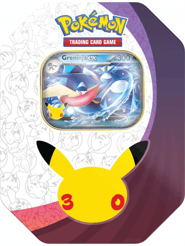Kartová hra Pokémon TCG: 30th Celebration - Celebration Tin Greninja ex