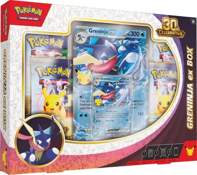 Kartová hra Pokémon TCG: 30th Celebration - Greninja ex Box - Zberateľská kartová hra TCG
