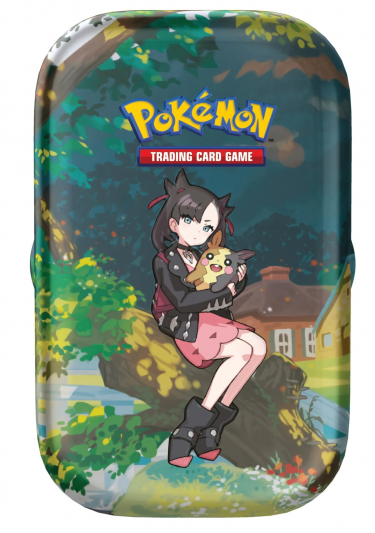 Kartová hra Pokémon TCG - Crown Zenith Mini Tin: Marnie & Morpeko