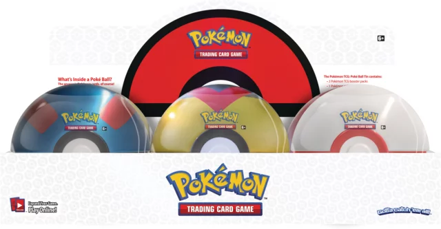 Kartová hra Pokémon TCG - PokéBall Tin (náhodný výber)