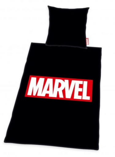 Obliečky Marvel - Logo (čierne)