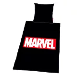 Obliečky Marvel - Logo (čierne)