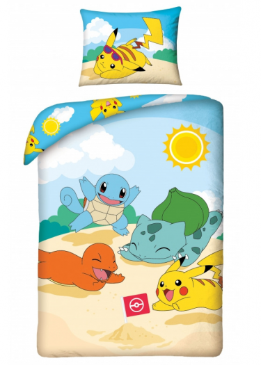 Obliečky Pokémon - Starters Beach