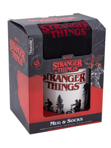 Darčekový set Stranger Things - hrnček a ponožky