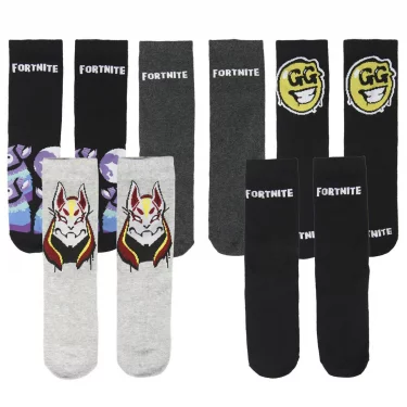 Ponožky Fortnite - Sada (5 párov