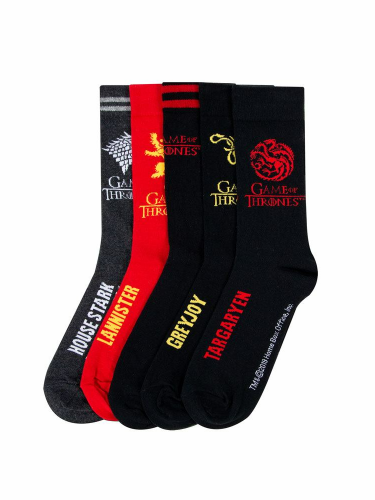 Ponožky Game of Thrones (5 párov)