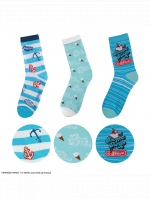 Ponožky Stranger Things - Scoops Ahoy (veľkosť 36/45) (3 páry)