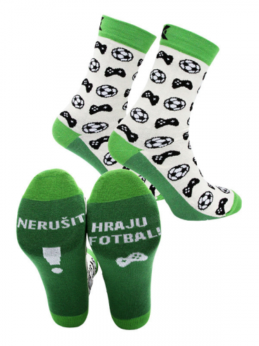 Ponožky Xzone Originals - Nerušit, hraju fotbal!
