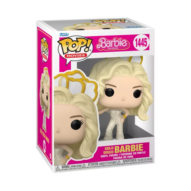 Figúrka Barbie - Gold Disco Barbie (Funko POP! Movies 1445)