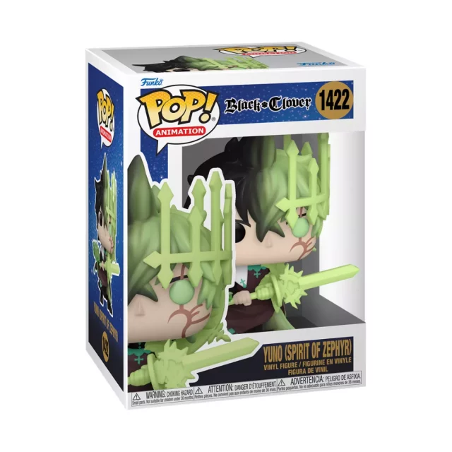 Figúrka Black Clover - Yuno (Spirit of Zephyr) (Funko POP! Animation 1422)