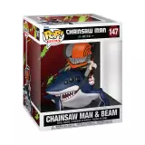 Figúrka Chainsaw Man: Reze Arc - Chainsaw Man & Beam (Funko POP! Rides 147)