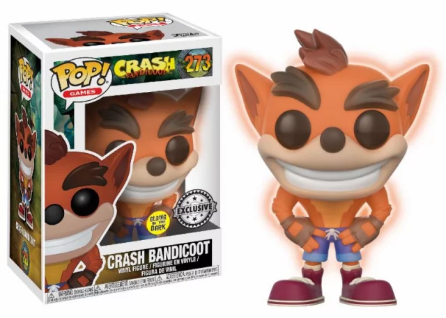 Figúrka Crash Bandicoot - svietiaci Crash (Funko POP!)
