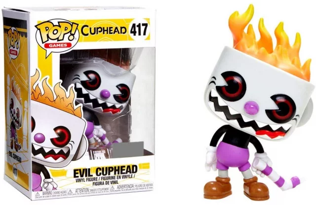 Figúrka Cuphead - Evil Cuphead (Funko POP! Games 417)