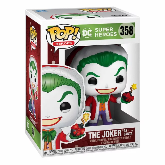 Figúrka DC Comics - The Joker as Santa (Funko POP! DC 358)