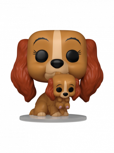 Figúrka Disney: Lady and the Tramp - Lady with Puppy (Funko POP! Disney 1553)