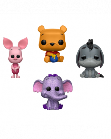 Figúrka Disney - Winnie the Pooh/Piglet/Eeyore/Heffalump (Funko POP! Animation 4-Pack)