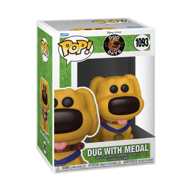 Figúrka Dug Days - Dug with Medal (Funko POP! Disney 1093)