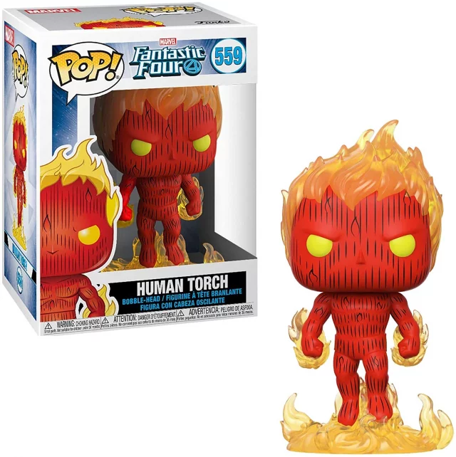 Figúrka Fantastic Four - Human Torch (Funko POP! Marvel 559)