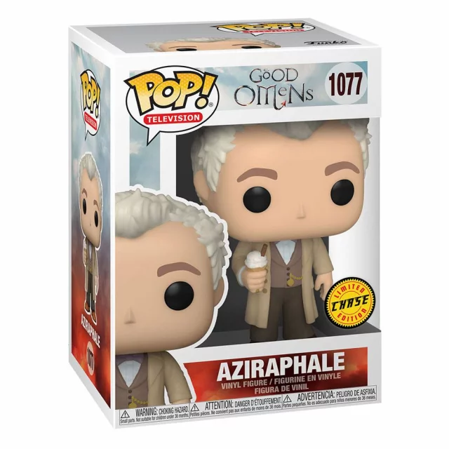 Figúrka Good Omens - Aziraphale with Book Chase (Funko POP! Television 1077)