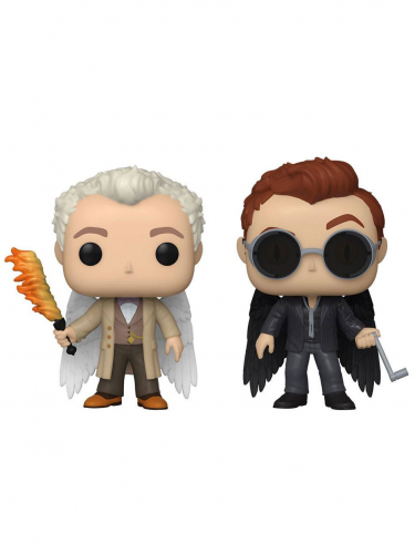 Figúrka Good Omens - Aziraphel & Crowley with Wings 2pack (Funko POP! Television)