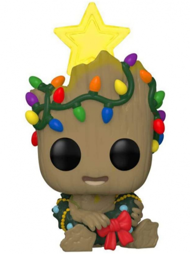 Figúrka Guardians of the Galaxy - Holiday Groot Glow in the Dark (Funko POP! Marvel 530)