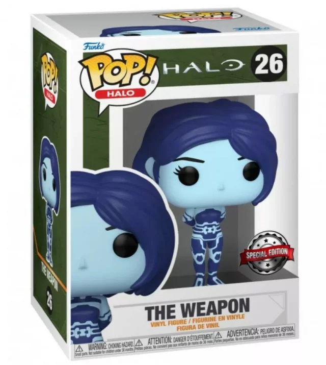 Figúrka Halo - The Weapon (svítící) (Funko POP! Halo 26) (poškodený obal)