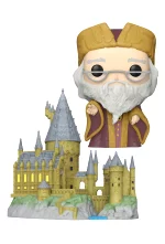 Figúrka Harry Potter - Albus Dumbledore with Hogwarts (Funko POP! Town 27) (poškodený obal)