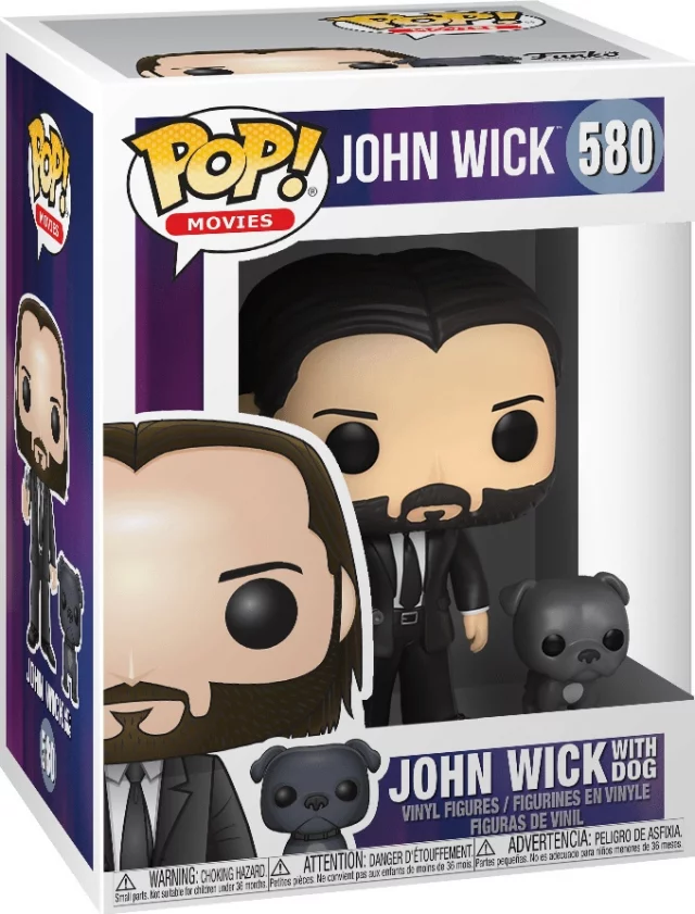 Figúrka John Wick - John Wick in Black Suit with Dog (Funko POP! Movies 580)
