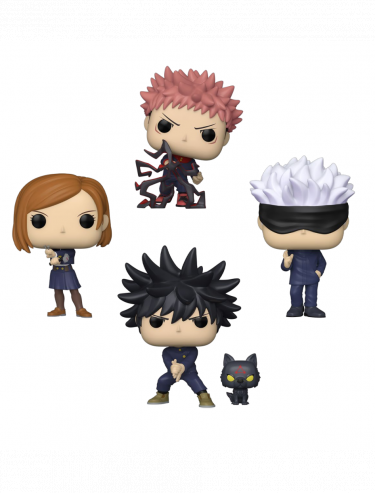 Figúrka Jujutsu Kaisen - Yuji Itadori/Megumi Fushiguro/Nobara Kugiaki/Satoru Gojo (Funko POP! Animation 4-Pack)